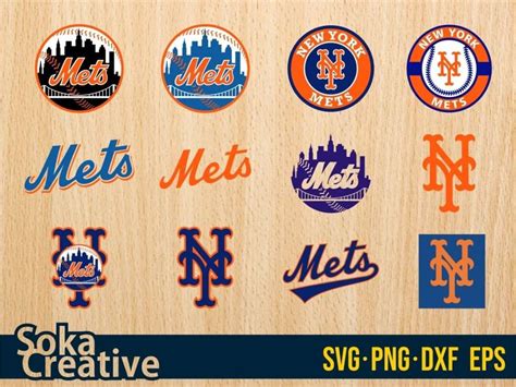 New York Mets Logo Svg Cut File Free Sports Logo Down