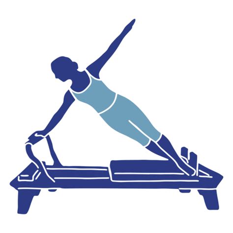 Pilates Reformer Side Silhouette Transparent Png And Svg Vector File