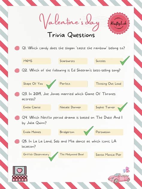 50 Fun Valentines Day Trivia Questions And Answers