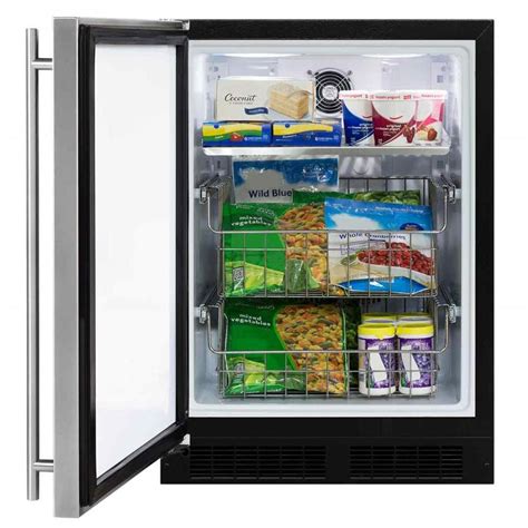 MARVEL Cu Ft Frost Free Upright Freezer Stainless Steel ENERGY