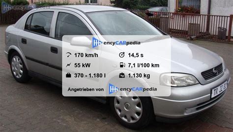 Opel Astra 1 6 Technische Daten 1998 2001 Leistung Karosserie