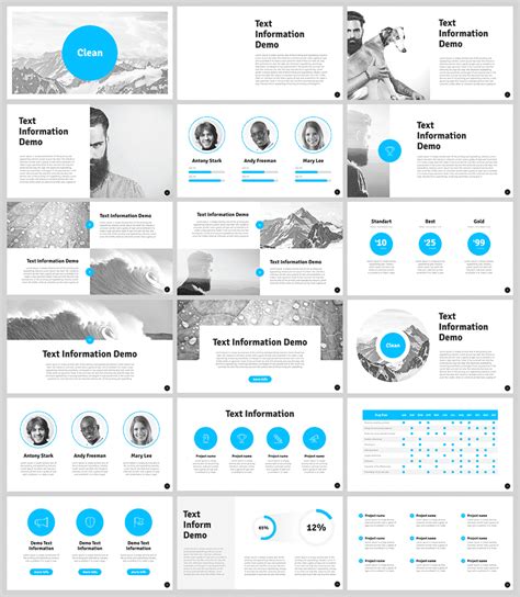 Clean Free Powerpoint Design Templates Creative Powerpoint Templates