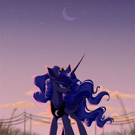 Princess Luna Drawn By Jun1313 Bronibooru