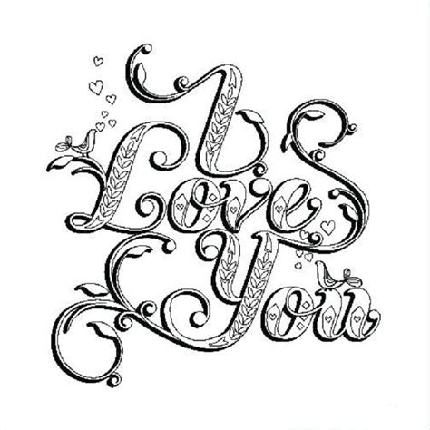 Children love to do coloring in. I Love You Coloring Pages for Boyfriend | Love coloring ...