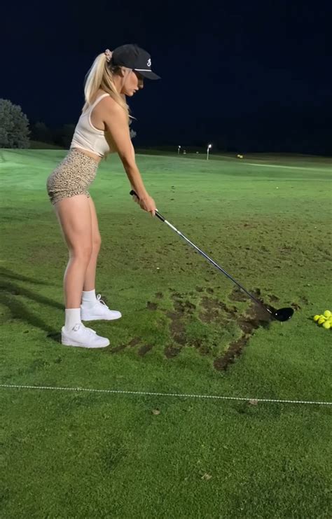 Paige Spiranac Short Shorts Golfing Pictures Porn Sex Picture