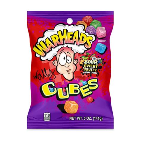 Warheads Cubes Chewy Candy 5oz Bags Cb Distributors