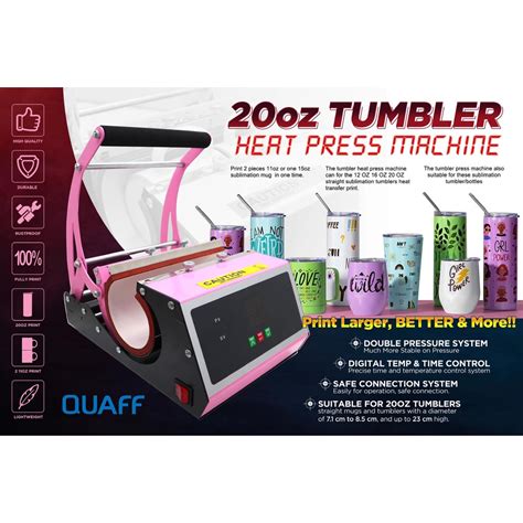 Quaff Mug Press 20oz Tumbler Heat Press Machine Shopee Philippines