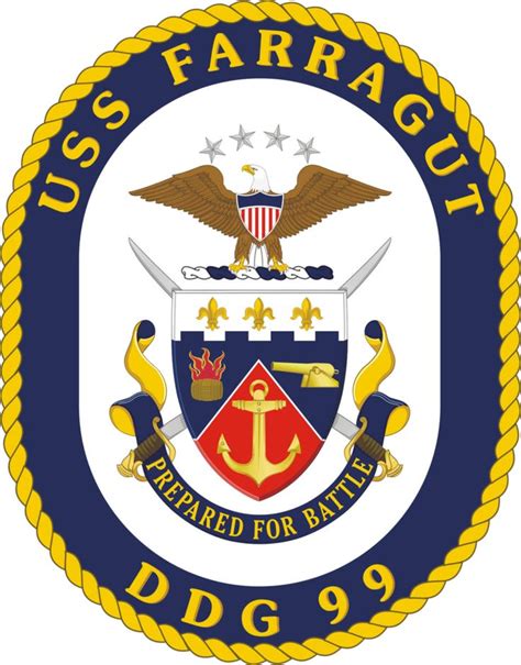 Uss Farragut Ddg 99 Crest Uss Farragut Ddg 99 Wikipedia