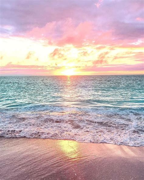 Pastel Beach Sunset Wallpapers Top Free Pastel Beach Sunset Backgrounds Wallpaperaccess