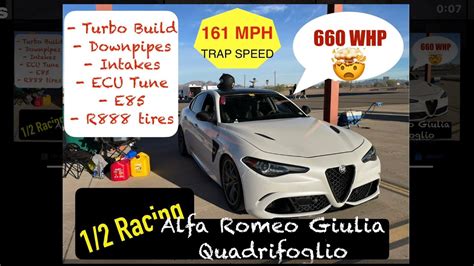 Alfa Romeo Giulia Quadrifoglio 780HP Beast Hits 161 9 MPH In Insane 1