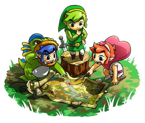 The Legend Of Zelda Triforce Heroes Nintendo 3ds Artworks Images