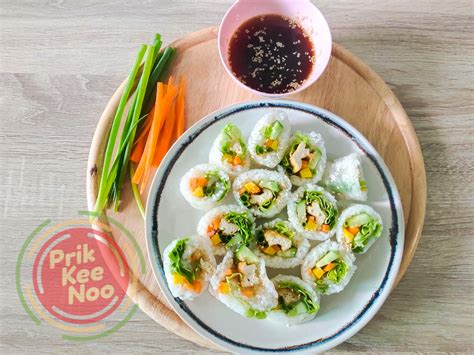 Fresh Sushi Spring Roll - Prik Kee Noo Kitchen