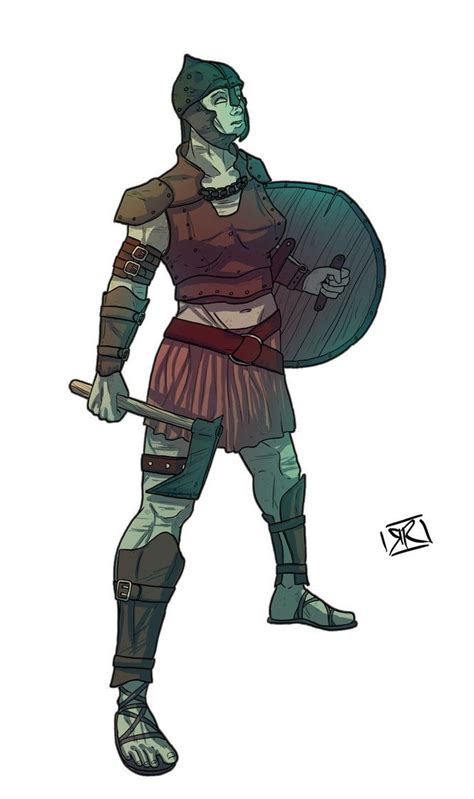 Stone Warrior By Ryan Rhodes Concept Art Characters Character