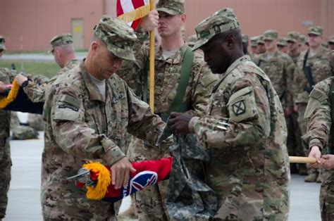 Warrior Brigade Cases Colors Prepares For Advise Assist Mission In