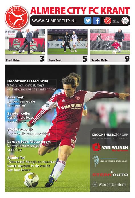 All information about almere city (keuken kampioen divisie) current squad with market values transfers rumours player stats fixtures news. Almere City FC krant December 2013 by Almere City FC - Issuu