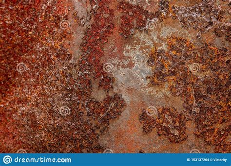 Rusty Corrosion Oxidized Iron Texture Surface Old Metal Rusted Stock