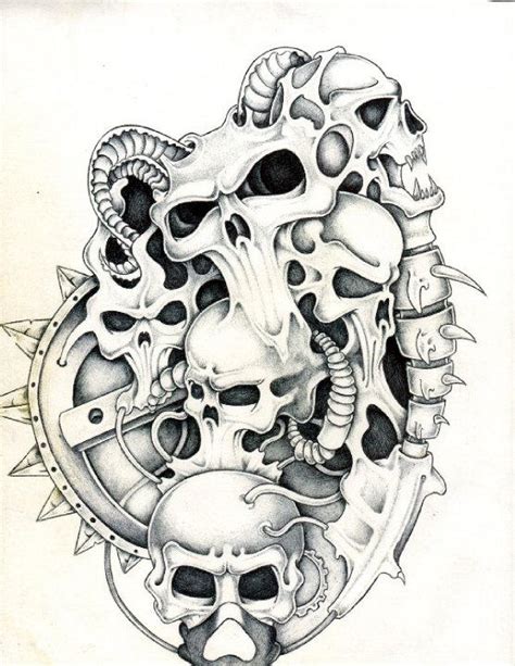 Biomech Skulls By Yodahimself D370s5u By Restlesssoul86 On Deviantart