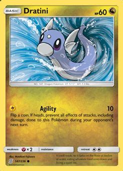 Dratini prices (pokemon base set 2) are updated daily for each source listed above. Dratini 147/236 - Unified Minds - Sun & Moon - Pokemon ...