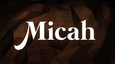 Micah Chapter 7 Genesis Boyne