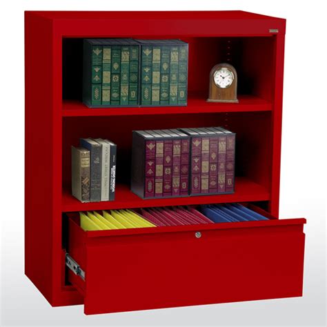 Sandusky Lee Elite Welded Bookcases With File Drawer 18 Depths