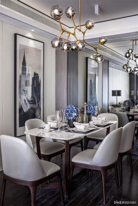 Modern dark blue dining room. Pin by Cher Cusumano // Motley Decor on Home | Luxury ...