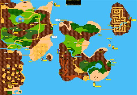 Legend Of Zelda Map With Secrets Maping Resources