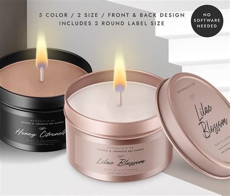 Candle Label Designs