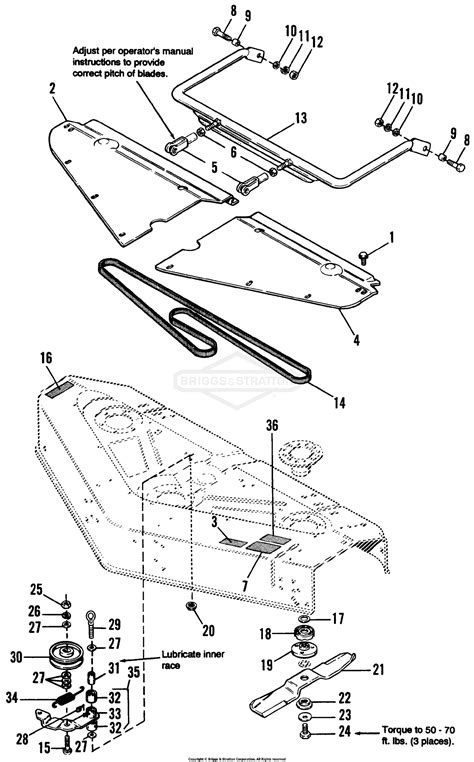 Simplicity Mower Deck Belt Diagram