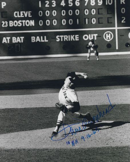 Autographed Dave Morehead Nh 91665 8x10 Boston Red Sox Photo Main Line Autographs