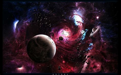 Abstract Outer Space 1680x1050 Wallpaper Aircraft Space