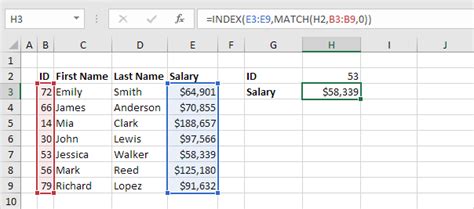 Index And Match In Excel Easy Formulas
