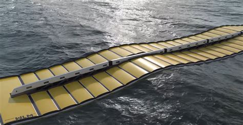 Wave Energy This Floating Spine Like Device Turns Ocean Waves Into Electricity Business News