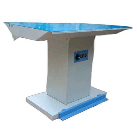 Blue And White Mild Steel Vacuum Iron Table Size 4 X 25 X 25 Feet