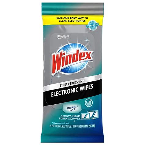 Windex Electronics Wipes 25 Count Pack Of 2 Health
