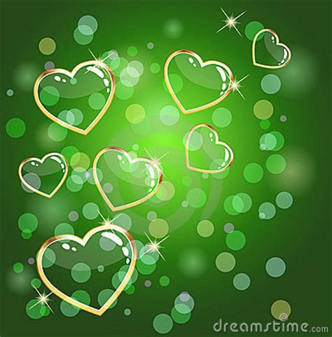 green heart background royalty  stock image image