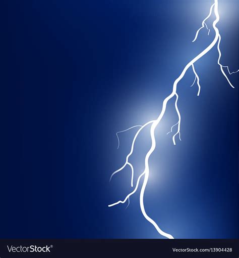Sparkling Lightning Bolt Royalty Free Vector Image