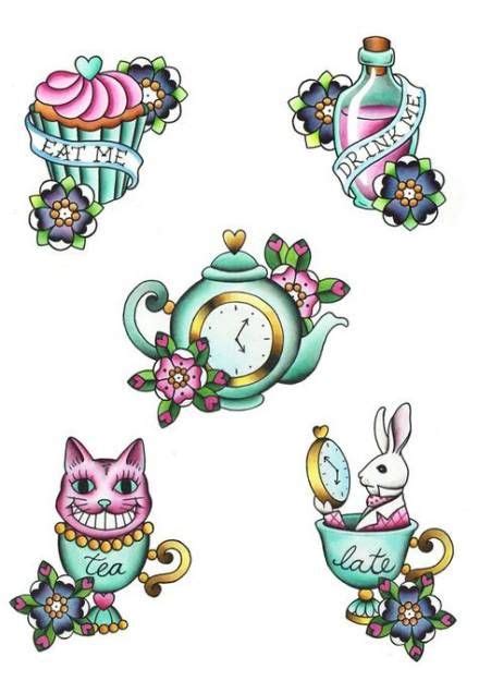 49 Ideas For Tattoo Ideas Disney White Rabbits Wonderland Tattoo