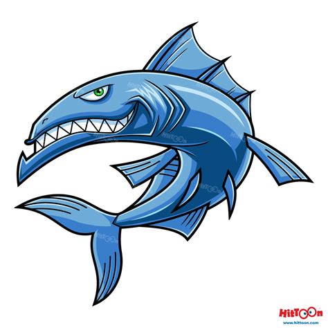 Premium Vector Barracuda Hand Sketched Hand Drawn Vector Clipart