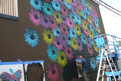 Photos Latest Addition To Mural Walk In Downtown Langley A