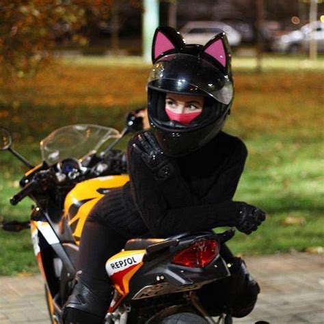 This is not compatible with a cycling. Cat Ear Motorcycle Helmets | Womens motorcycle helmets ...
