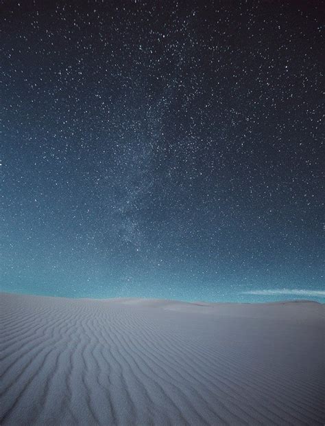 White Sands At Night Sand Photography Desert At Night Sky Photography