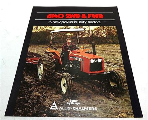 1982 Allis Chalmers 6140 Tractor Sales Brochure Ebay