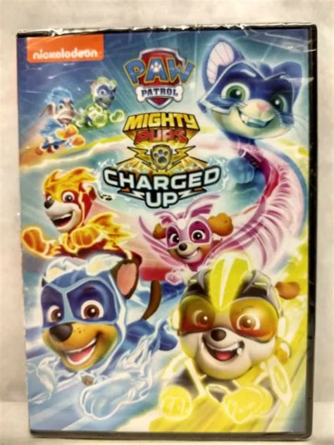 Paw Patrol Mighty Pups Charged Up Nickelodeon Dvd New Eur 809