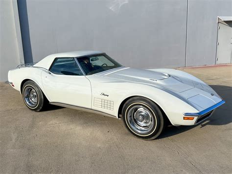 1971 Classic White Corvette Ls6 Convertible Corvette Mike Used