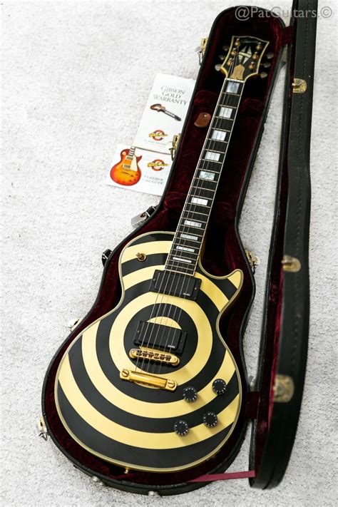 Signed Gibson Zakk Wylde Les Paul Custom Bullseye 8699213035
