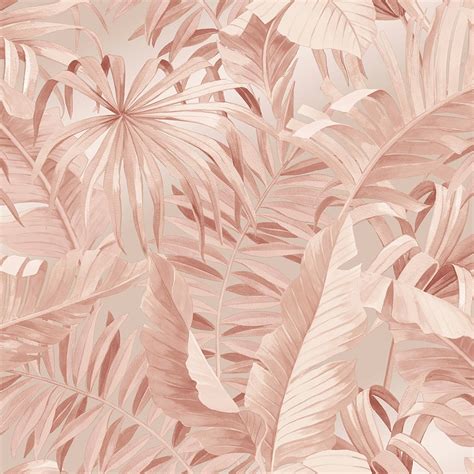 Palma Tropical Wallpaper Blush Wallpaper From I Love