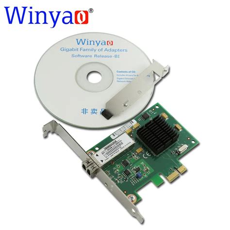 Winyao Wy5715f Pci E X1 1000mbps Fiber Gig Ethernet Network Card