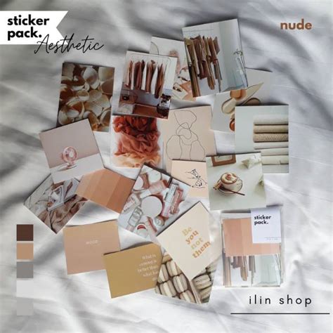 Jual Pcs Sticker Aesthetic Nude Collection Shopee Indonesia