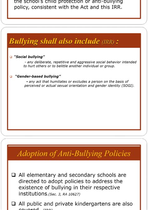 Anti Bullying Act And Irr Pdf