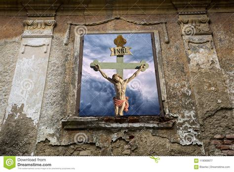 Hijo De Jesus Christ Inri De Dios Imagen De Archivo Imagen De Salvado